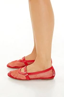 Sheer Mary Jane Ballet Flats