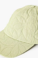 Textured Flower Baseball Hat