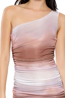 Gradient Cloud Wash Maxi Dress