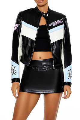 Race Club Colorblock Moto Jacket