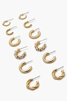 Assorted Hoop Earring Set