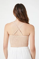 Smocked Cropped Cami