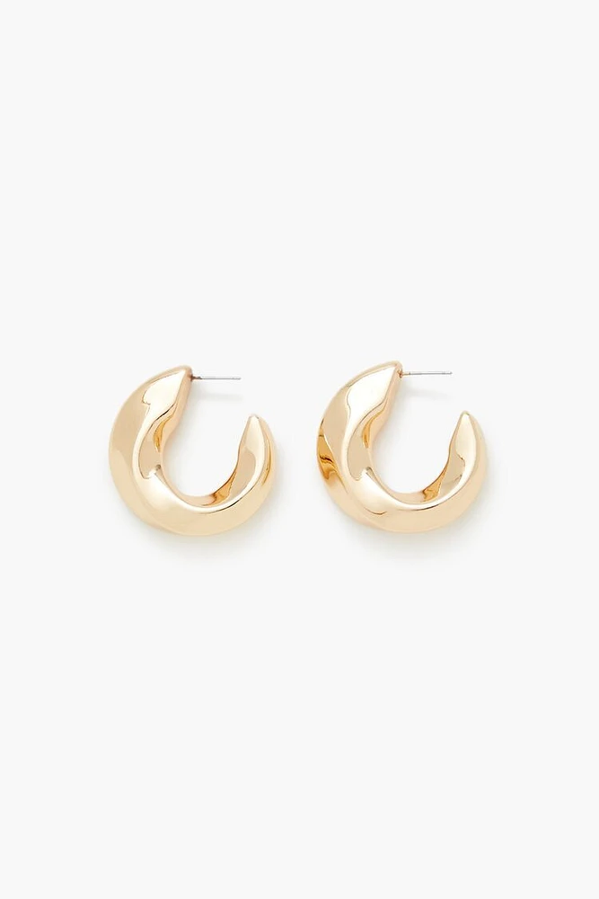 Twisted Hoop Earrings