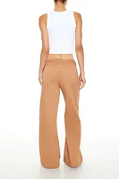 Mid-Rise Wide-Leg Pants