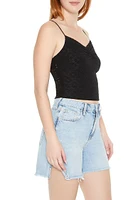 Eyelet Lace-Trim Cami