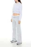 Layered Drawstring Sweatpants