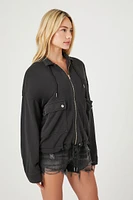 French Terry Zip-Up Jacket