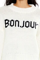 Bonjour Drop-Sleeve Sweater