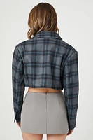 Cropped Plaid Shacket