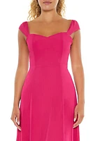 Chiffon Sweetheart Maxi Dress