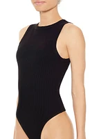 Ribbed Thong Bodysuit