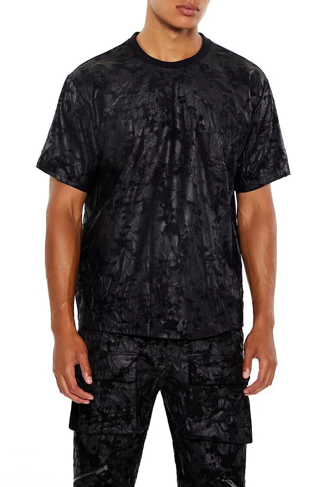 Textured Crew Neck Tee
