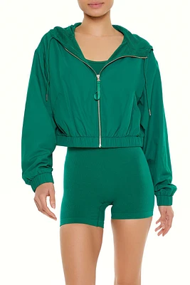 Active Cropped Zip-Up Jacket