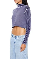 Whipstitched Cropped Sweater