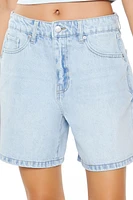 High-Rise Denim Shorts