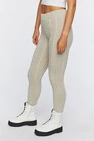 Cable Knit Skinny Pants