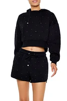 Active Rhinestone Sweatshorts