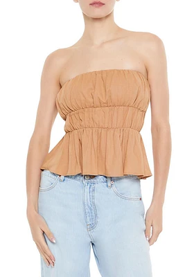 Tiered Flounce Tube Top