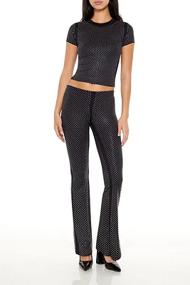 Contour Sculpt Rhinestone Pants