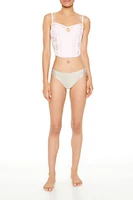 Mid-Rise Thong Panties