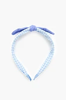 Girls Gingham Bow Headband (Kids)