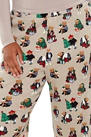 Plus Teddy Bear Pajama Pants