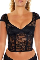 Lace Lingerie Corset Top