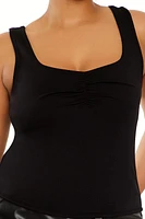 Plus Square-Neck Tank Top