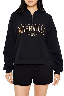 Fleece Nashville Half-Zip Hoodie