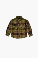 Kids Plaid Shacket (Girls + Boys)