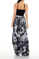 Satin Cloud Wash Palazzo Pants