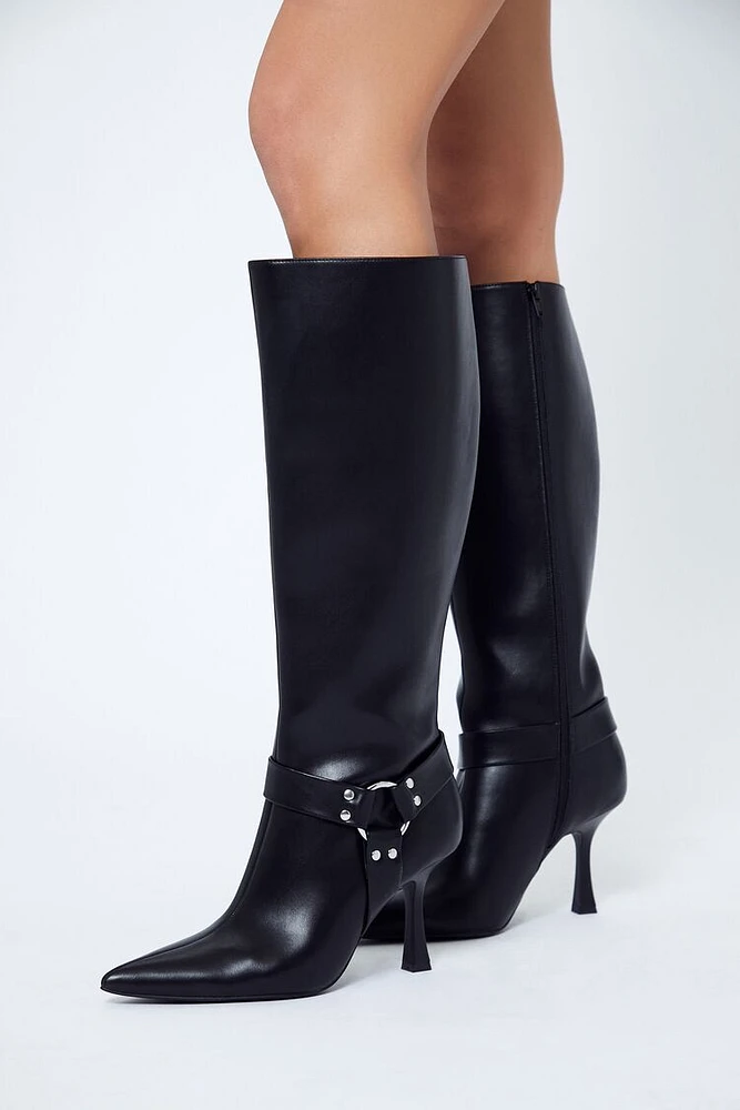 Stiletto Knee-High Boots