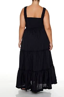 Plus Tiered Maxi Dress