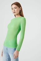 Fitted Long-Sleeve Top