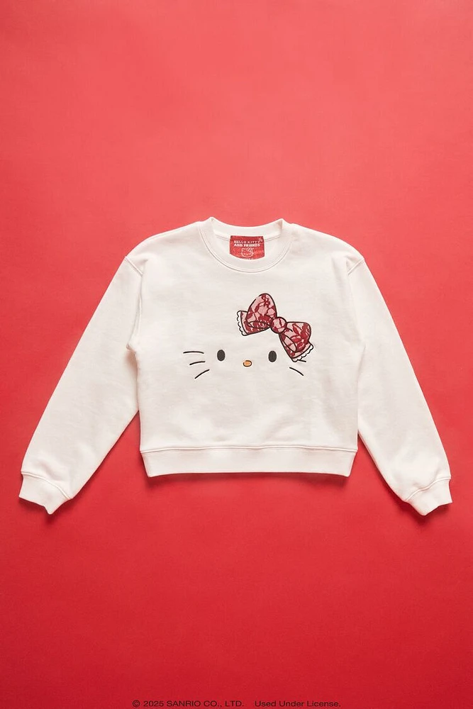 Girls Hello Kitty Embroidered Pullover (Kids)