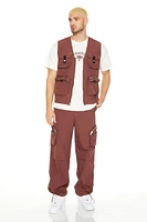 Zip-Up Utility Cargo Vest