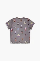 Disney Villains Print Baby Tee