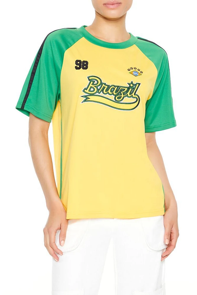 Brazil Graphic Raglan Tee