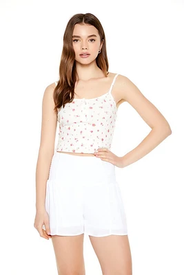 Smocked Pull-On Shorts