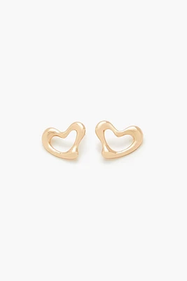 Cutout Heart Drop Earrings