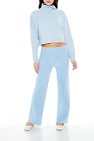 Turtleneck Drop-Sleeve Sweater