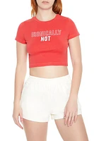 Ironically Hot Graphic Baby Tee