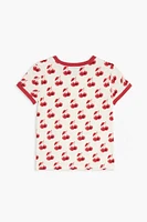 Girls Cherry Ringer Tee (Kids)