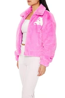 Plush Angel Baby Bomber Jacket