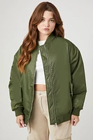 Zip-Up Bomber Jacket