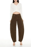 Corduroy Baggy Barrel Pants