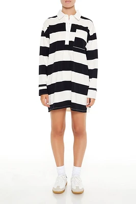 Striped Polo Shirt Dress