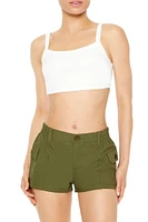 Low-Rise Cargo Shorts