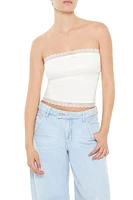 Cropped Bow Tube Top