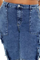 Plus Utility Cargo Jeans